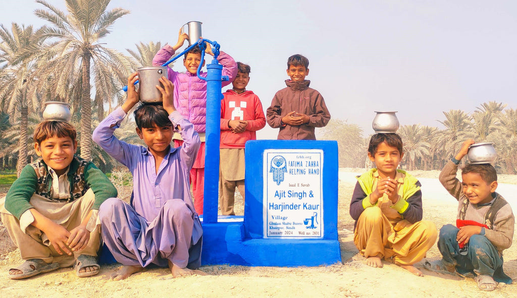 Sindh, Pakistan – Ajit Singh & Harjinder Kaur – FZHH Water Well# 2831