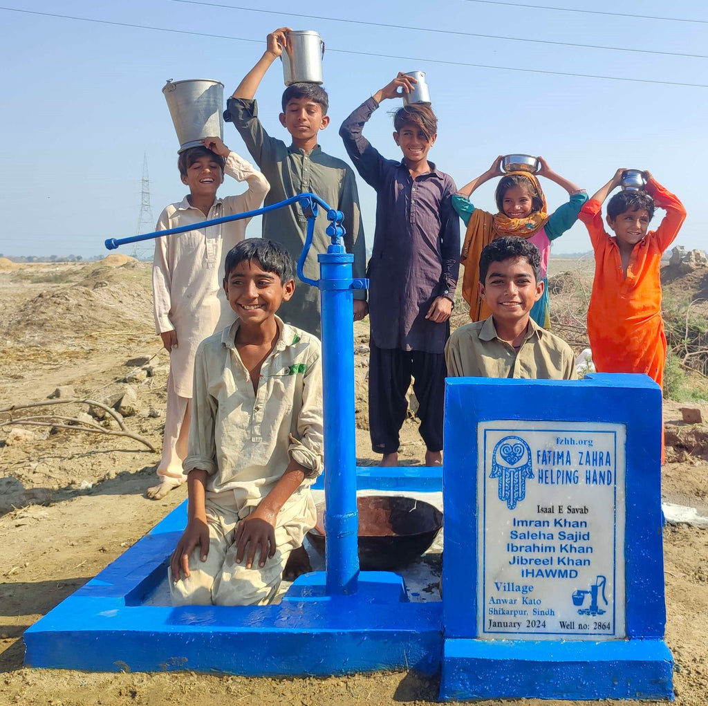 Sindh, Pakistan – Imran Khan Saleha Sajid Ibrahim Khan Jibreel Khan IHAWMD – FZHH Water Well# 2864