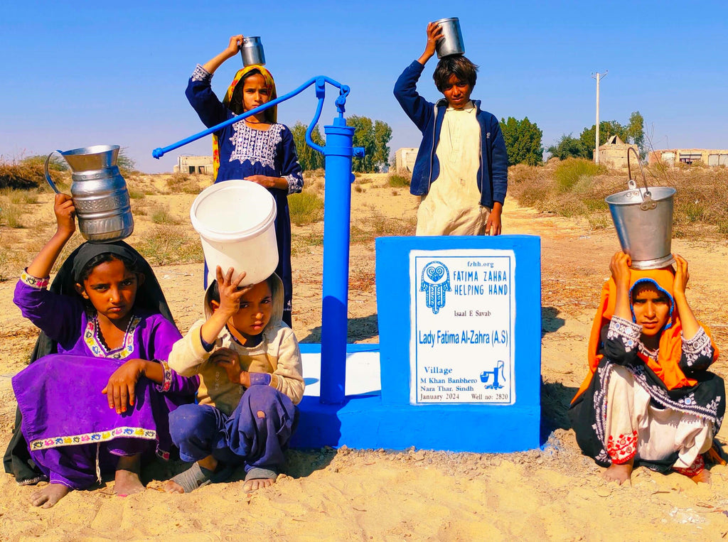 Sindh, Pakistan – Lady Fatima Al -Zahra (A.S) – FZHH Water Well# 2820