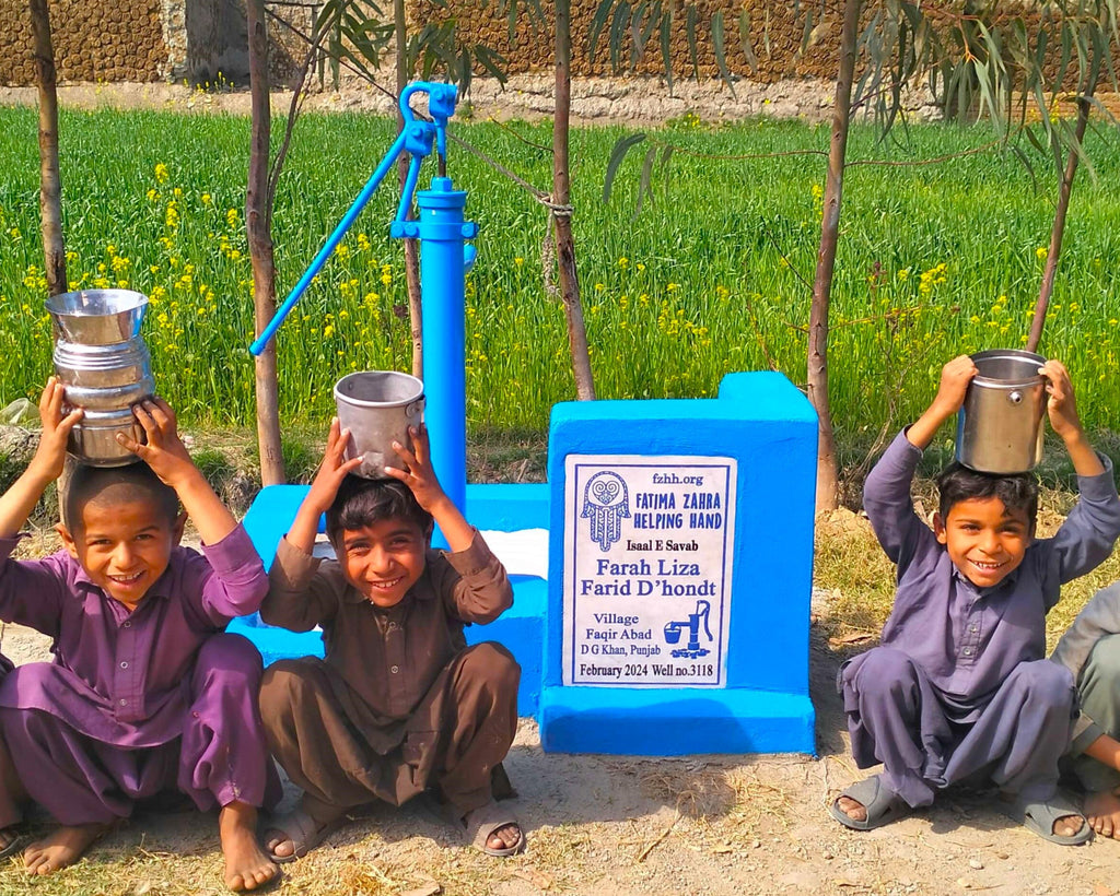 Punjab, Pakistan – Farah Liza Farid D’hondt – FZHH Water Well# 3118