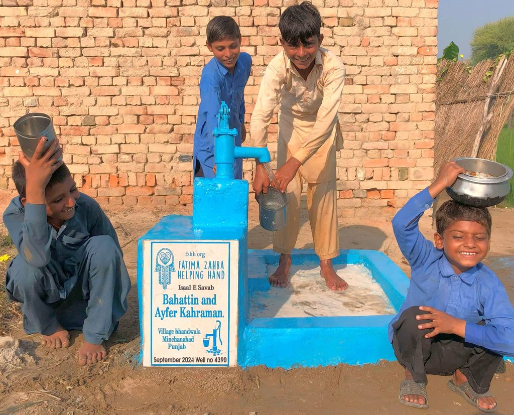 Punjab, Pakistan – Bahattin and Ayfer Kahraman – FZHH Water Well# 4390