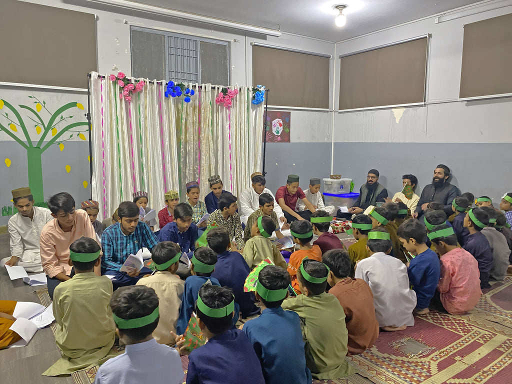 Lahore, Pakistan - Participating in Orphan Support & Mawlid Support Programs by Celebrating ZikrAllah & Mawlid an Nabi ﷺ and Serving Hot Meals to Beloved Orphans