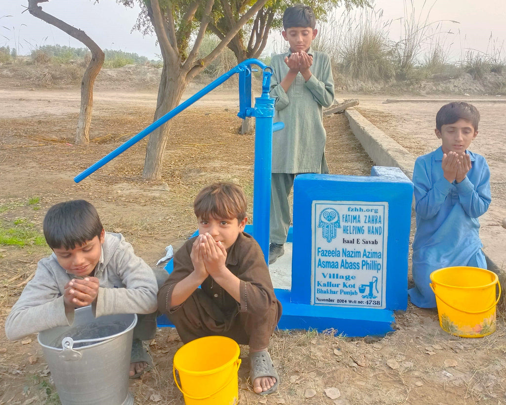 Punjab, Pakistan – Fazeela Nazim Azima Asmaa Abass Phillip – FZHH Water Well# 4738