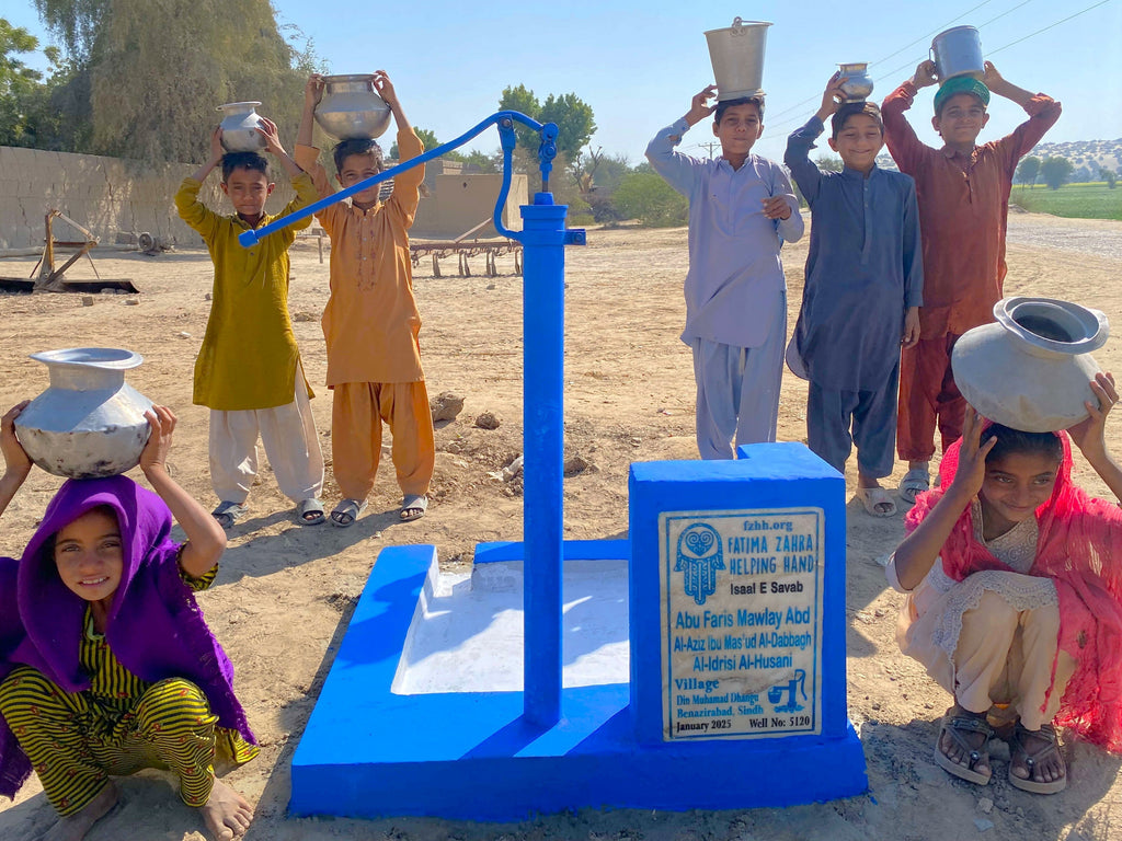 Sindh, Pakistan – Abu Faris Mawlay Abd Al-Aziz Ibu Mas'ud Al-Dabbagh Al-Idrisi Al-Husani – PK Order no. XXXXX - Well no. 5120