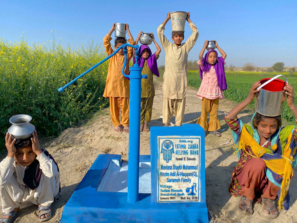 Sindh, Pakistan – Mawlana Shaykh Muhammad Nazim Adil Al-Haqqani(Q), Sarameh Family – US Order no. 54579 - Well no. 5119