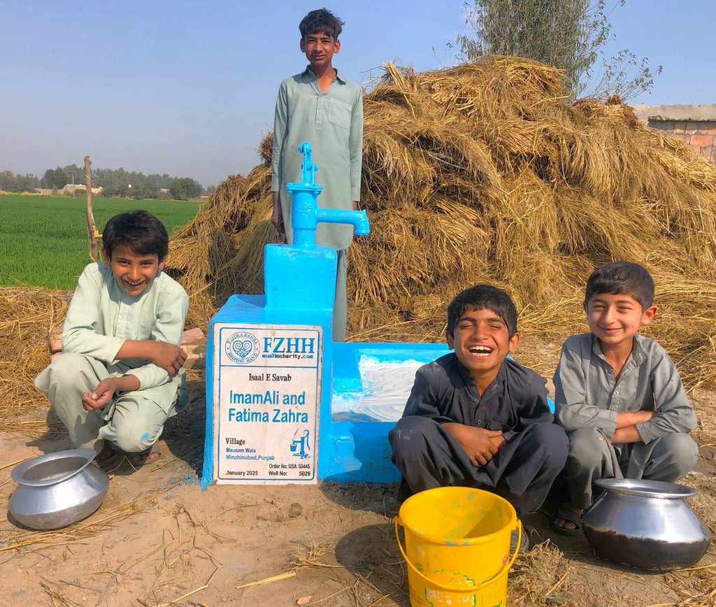 Punjab, Pakistan – Imam Ali and Fatima Zahra – US Order no. 53445 - Well no. 5026