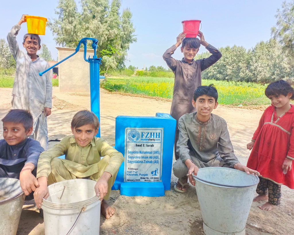 Punjab, Pakistan – Sayyidina Muhammad (SWS), Sayyidina Imam Ali (AS), Sayyidatina Zainab (AS) – US Order no. 55092 - Well no. 5150