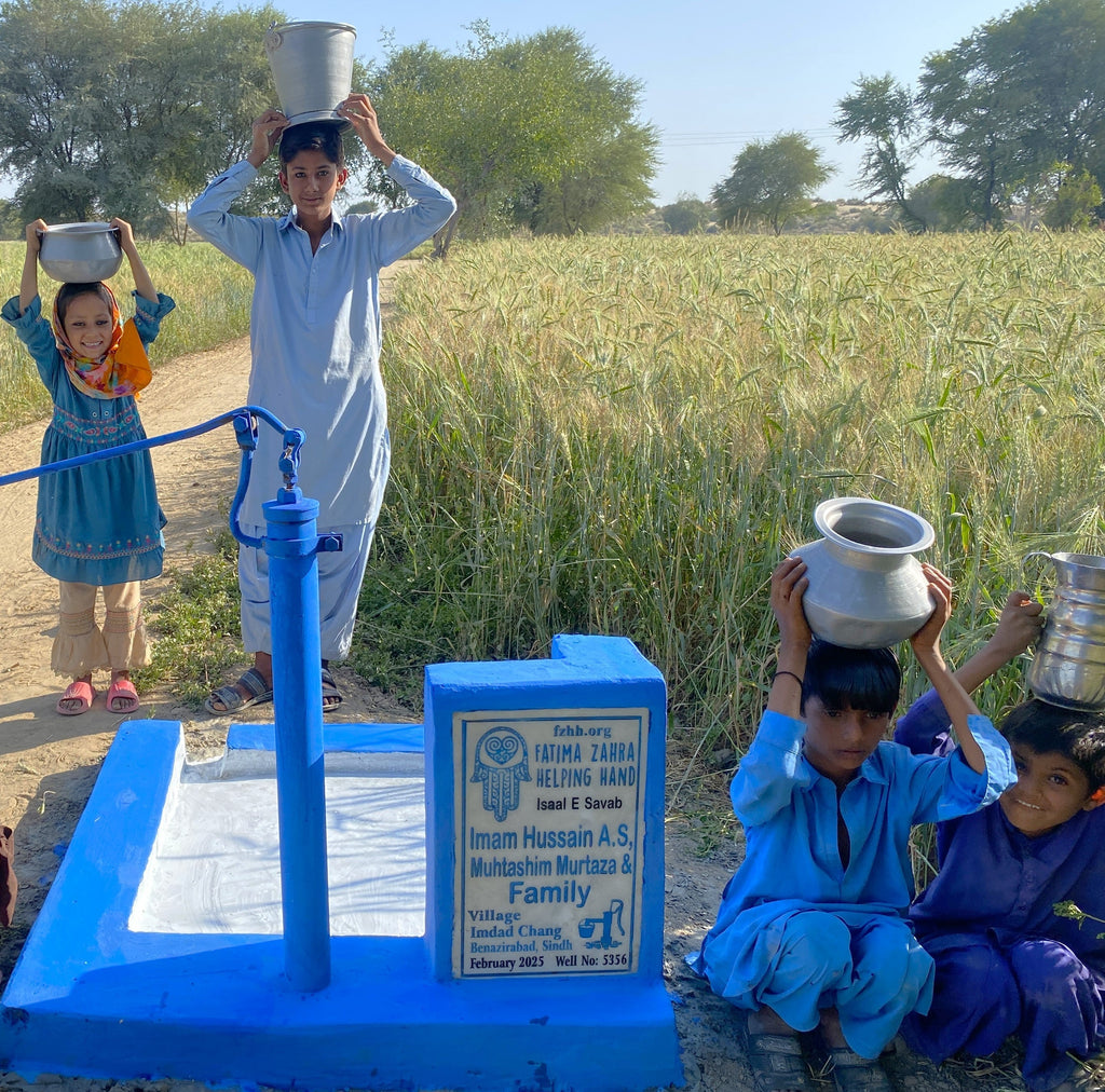 Sindh, Pakistan – Imam Hussain A.S, Muhtashim Murtaza & Family – CA Order no. 40160 - Well no. 5356