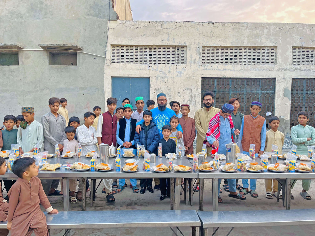Faisalabad, Pakistan - Ramadan Day 13 - Participating in Our Month of Ramadan Appeal Program & Orphan Support Programs by Serving Blessed Iftar & Hot Meals with Cold Drinks & Desserts to 190+ Beloved Orphans & Less Privileged Children