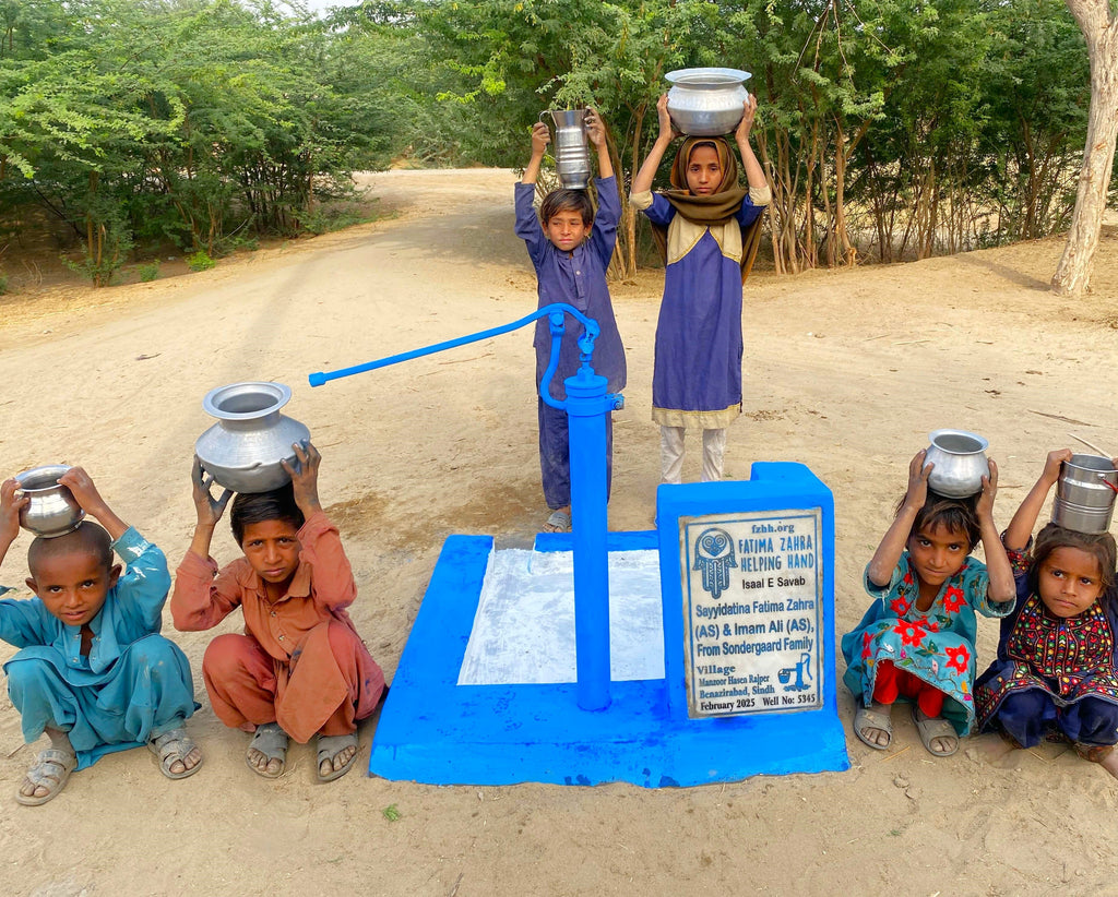 Sindh, Pakistan – Sayyidiatina Fatima Zahra (AS) & Imam Ali (AS), From Sondergaard Family – US Order no. 57663 - Well no. 5345