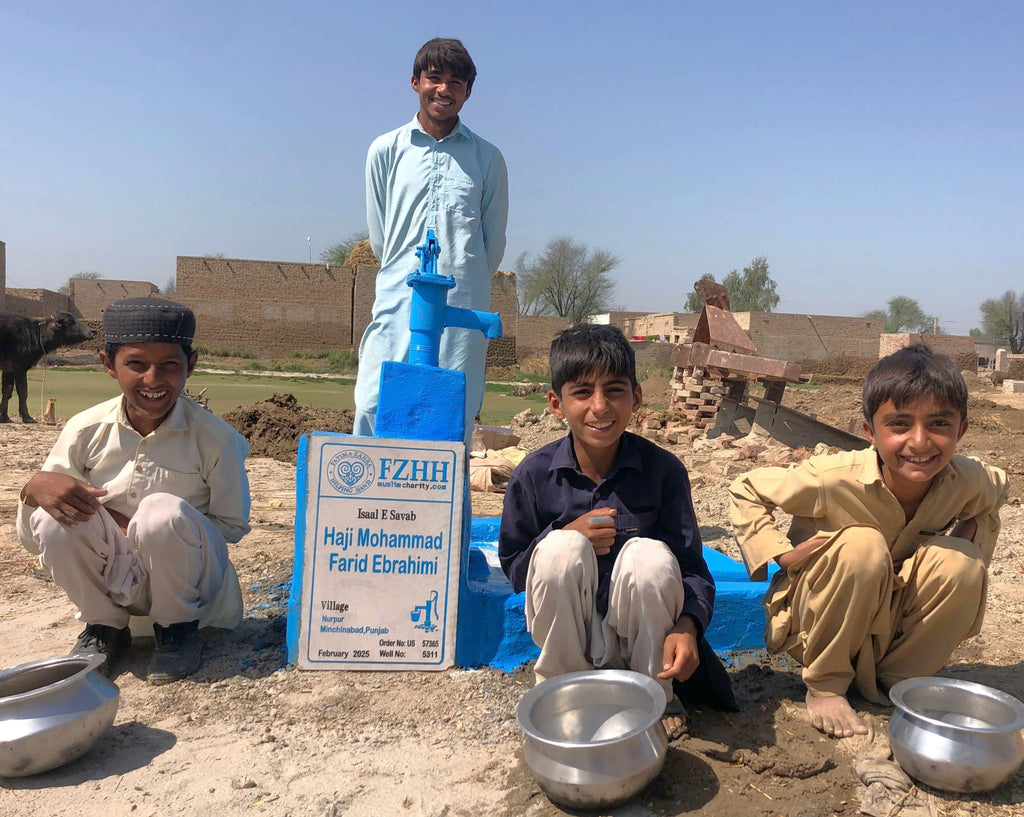 Punjab, Pakistan – Haji Mohammad Farid Ebrahimi – US Order no. 57364 - Well no. 5311