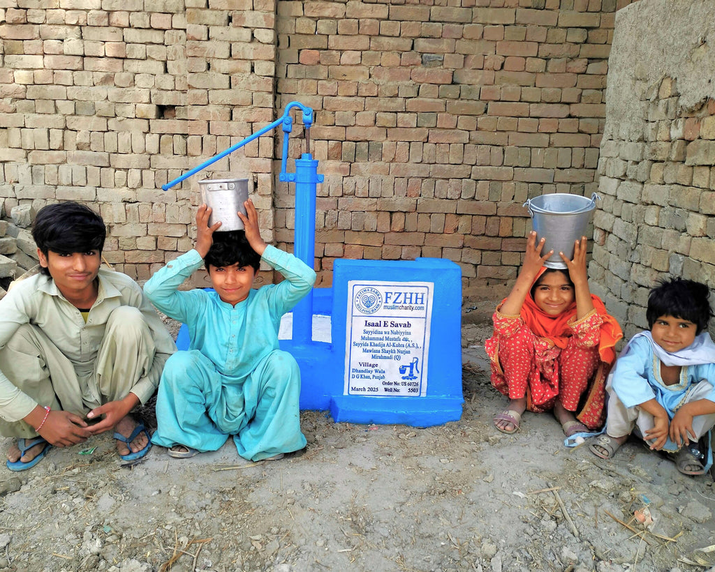 Punjab, Pakistan – Sayyidina wa Nabiyyina Muhammad Mustafa ﷺ, , Sayyida Khadija Al-Kubra (A.S.), , Mawlana Shaykh Nurjan Mirahmadi (Q) – US Order no. 60726 - Well no. 5503