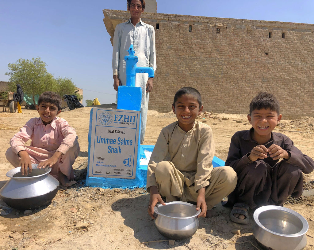 Punjab, Pakistan – Ummae Salma Shaik – US Order no. 61083 - Well no. 5537