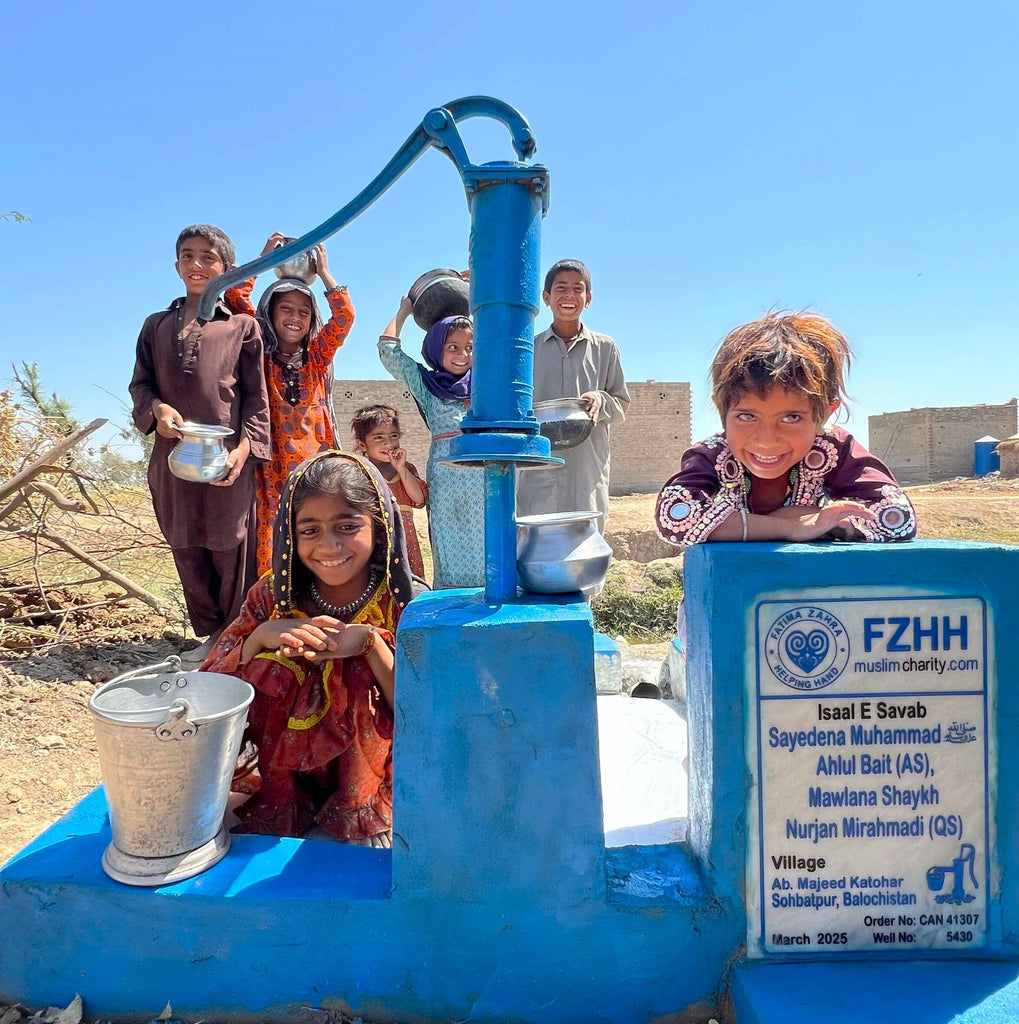 Balochistan, Pakistan – Sayedena Muhammad SAW, Ahlul Bait (AS), Mawlana Shaykh Nurjan Mirahmadi (QS) - CA Order no. 41307 - Well no. 5430