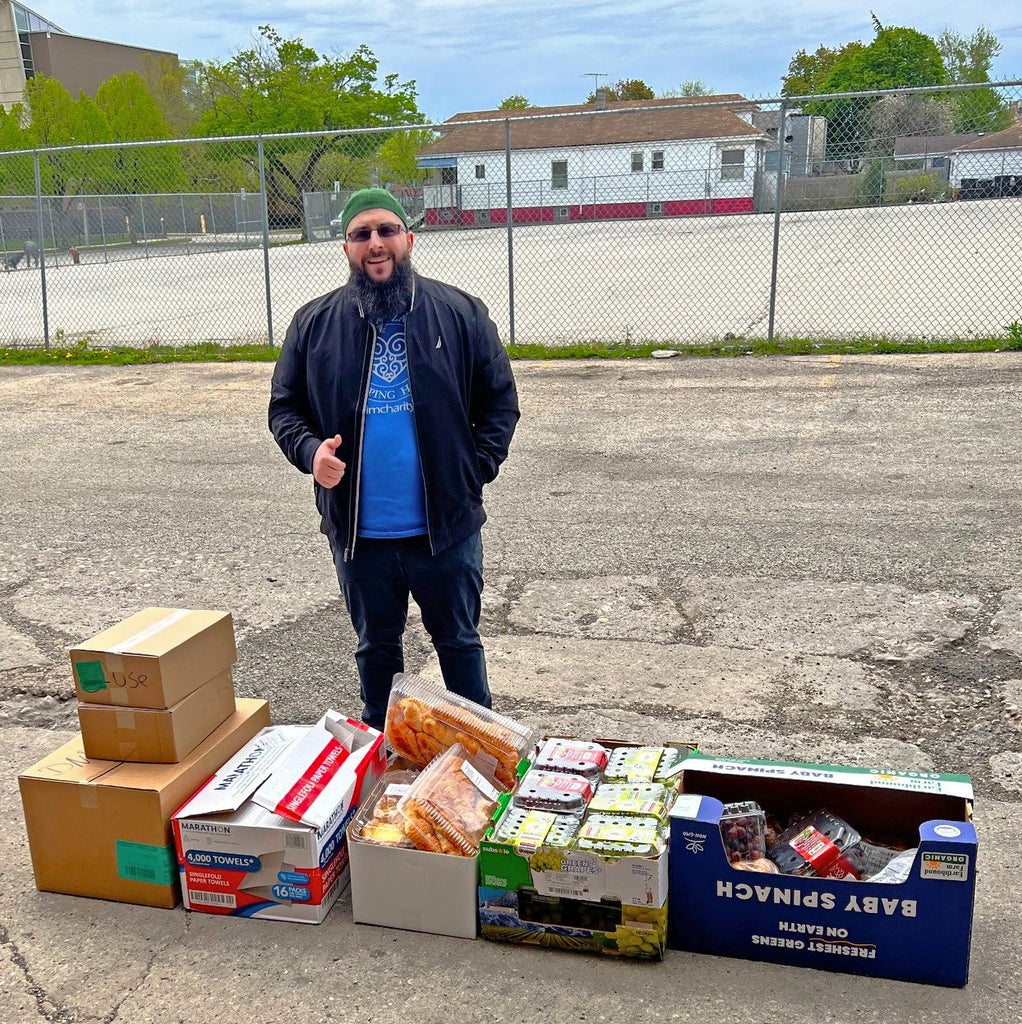 Chicago, Illinois - Participating in Our Mobile Food Rescue Program by Rescuing & Distributing Fresh Deli Meals, Fruits, Vegetables & Bakery Items to Local Community's Homeless Shelters Serving Less Privileged People
