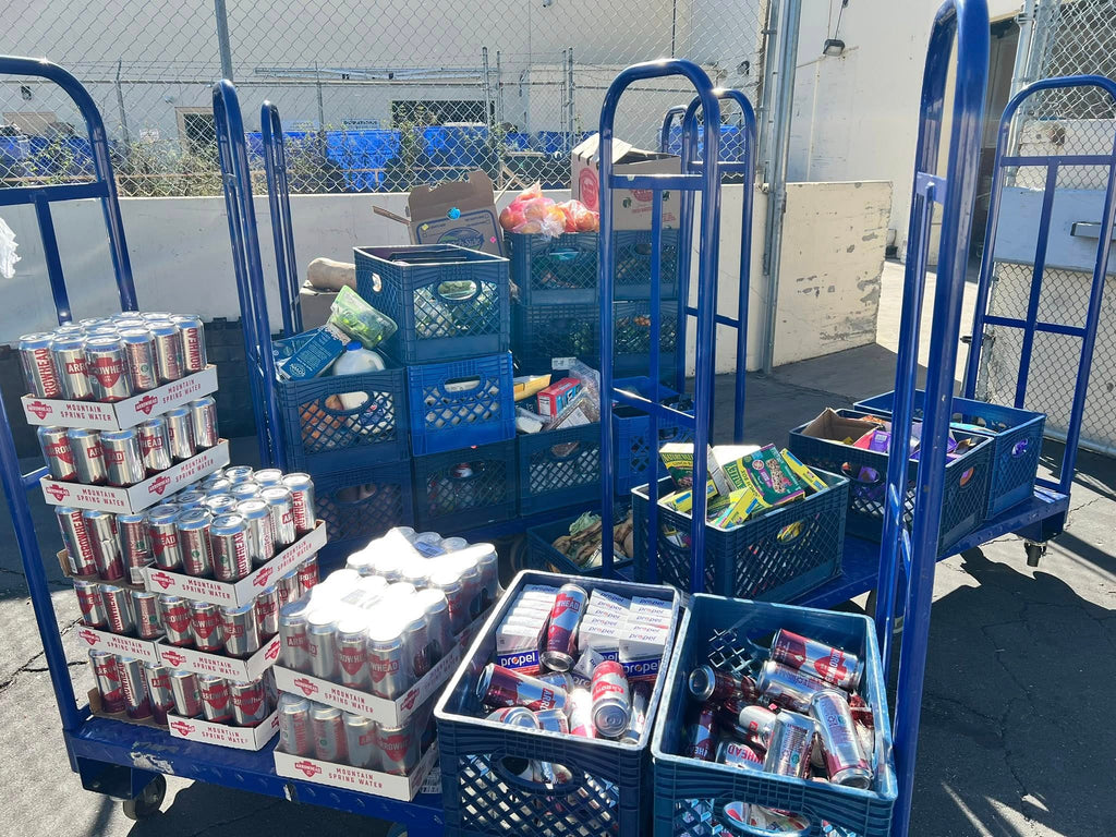 Los Angeles, California - Participating in Mobile Food Rescue Program by Rescuing & Distributing Over 1000+ lbs. of Essential Foods & Essential Groceries to Local Community's Food Pantry Serving Less Privileged Families