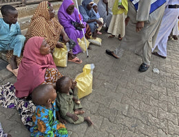 Abuja, Nigeria - Participating in Mobile Food Rescue Program by Distributing 10+ Rice Bags to Disabled Widows & Less Privileged Women at Local Community's Internally Displaced Camp