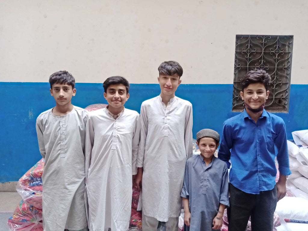 Lahore, Pakistan - Participating in Orphan Support Program by Distributing Brand New Warm Winter Bedding to 15+ Beloved Orphans at Local Community's Orphanage