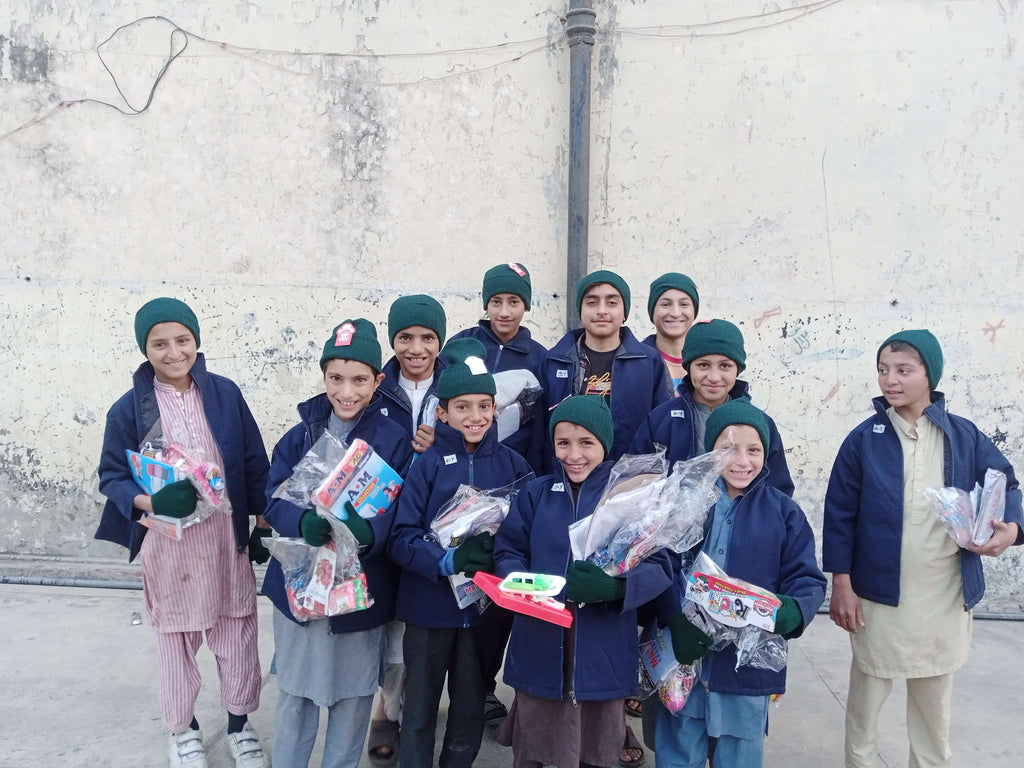 Lahore, Pakistan - Participating in Orphan Support Program by Distributing Brand New Warm Winter Jackets, Hats, Gloves & Goodies Bags Filled with Gifts, Snacks & Candies to 15+ Beloved Orphans at Local Community's Orphanage