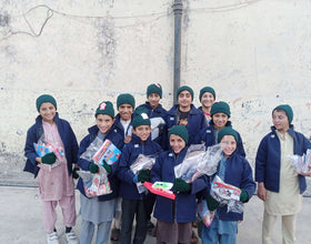 Lahore, Pakistan - Participating in Orphan Support Program by Distributing Brand New Warm Winter Jackets, Hats, Gloves & Goodies Bags Filled with Gifts, Snacks & Candies to 15+ Beloved Orphans at Local Community's Orphanage