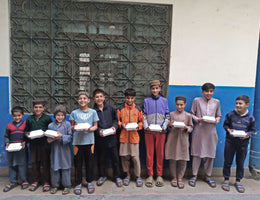 Lahore, Pakistan - Participating in Orphan Support Program & Mobile Food Rescue Program by Distributing Traditional Sweet Rice Boxes to Local Community's Orphanage Serving Beloved Orphans & Less Privileged People