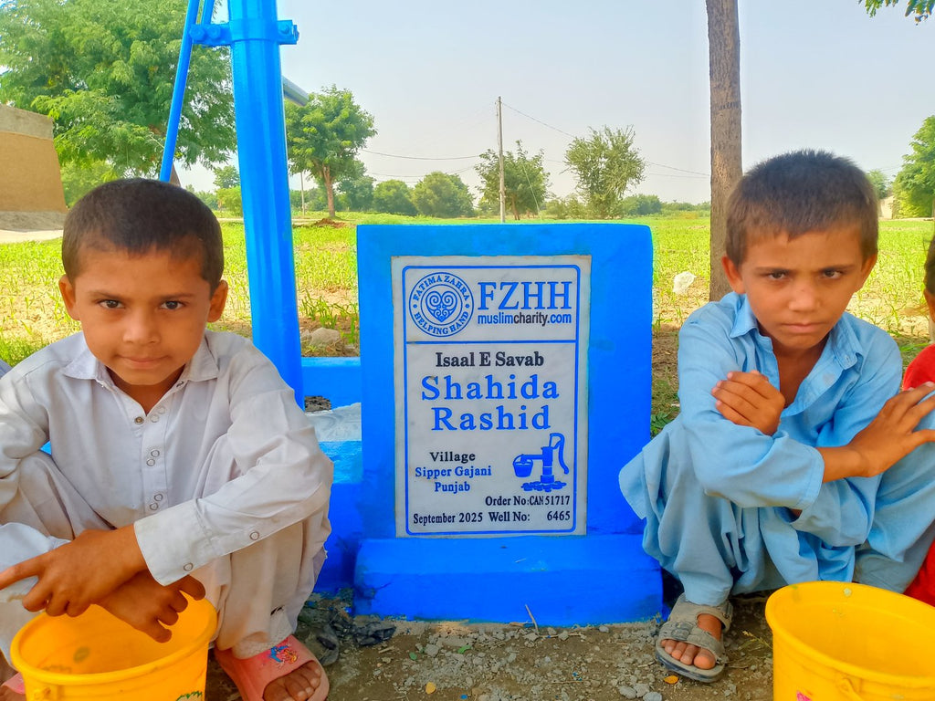 Shahida Rashid - Order no. CAN 51717 - Well no. 6465