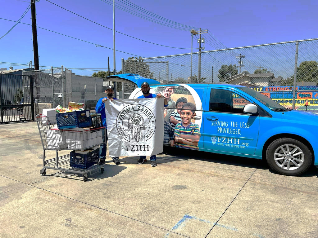 Los Angeles, California - Honoring URS/Union of Sayyidina Mawlana Shaykh Yaqub al Charikhi ق ع & Wiladat/Holy Birthday of Sayyidina Imam Mūsā al-Kāẓim ع by Rescuing & Distributing Essential Groceries Including 1500+ Cans of Tuna to Local Food Bank