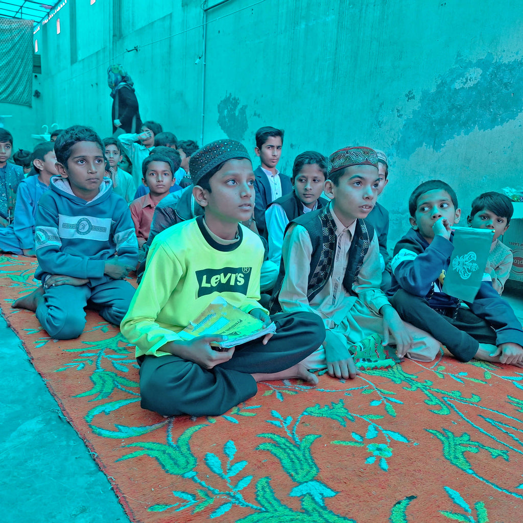Lahore, Pakistan - Ramadan Day 9 - Participating in Our Month of Ramadan Appeal Program & Mawlid Support Programs by Celebrating ZikrAllah & Mawlid an Nabi ﷺ, Serving Hot Meals & Distributing Blessed Goodie Bags with Gifts to Beloved Orphans