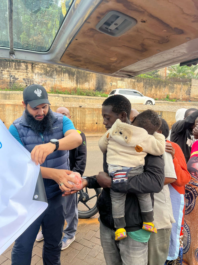 Nairobi, Kenya - Participating in Holy Qurbani Program by Processing, Packaging & Distributing 960+ lbs. of Holy Qurbani Meat from 29 Holy Qurbans to Homeless & Less Privileged Individuals & Families