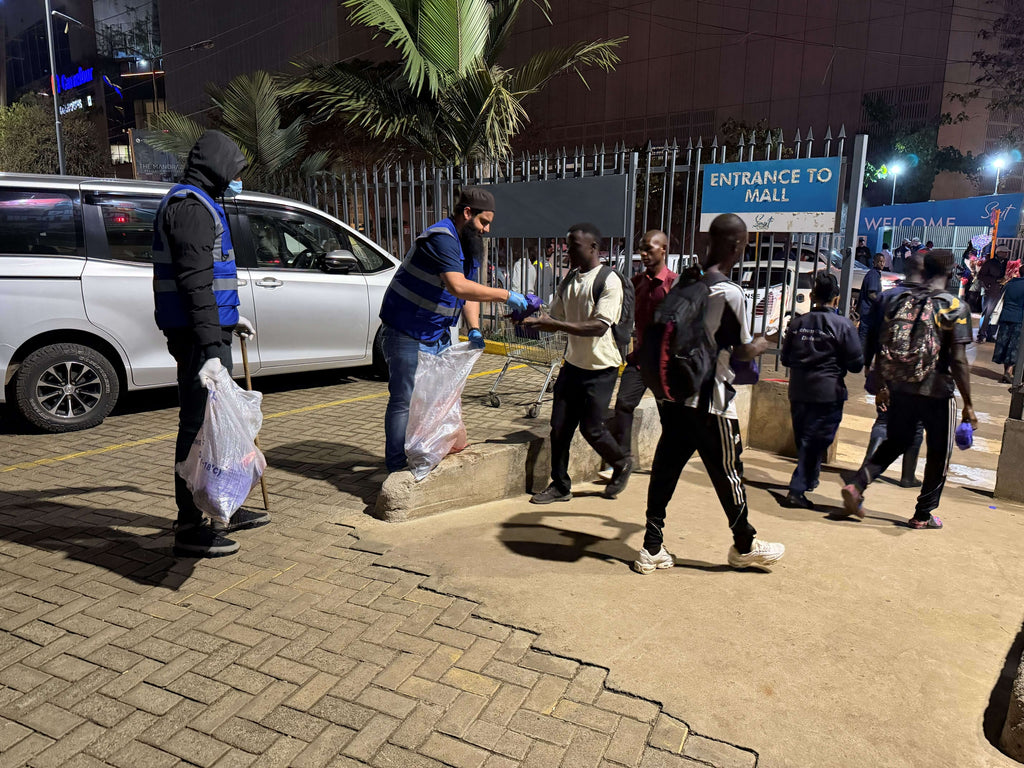 Nairobi, Kenya - Participating in Holy Qurbani Program & Mobile Food Rescue Program by Processing, Packaging & Distributing Over 557+ lbs. of Holy Qurbani Meat from 40+ Holy Qurbans to Local Community's 278+ Less Privileged Families