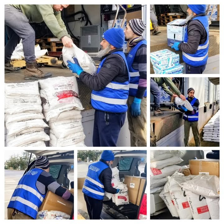 FZHH rescued rice bags and bottled water - Jan 6 2026