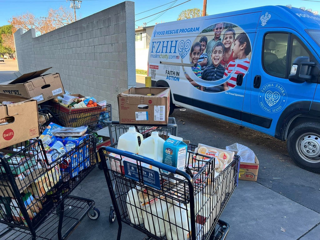 Food Distribution Activity in Los Angeles, California, USA - Dec 23, 2025