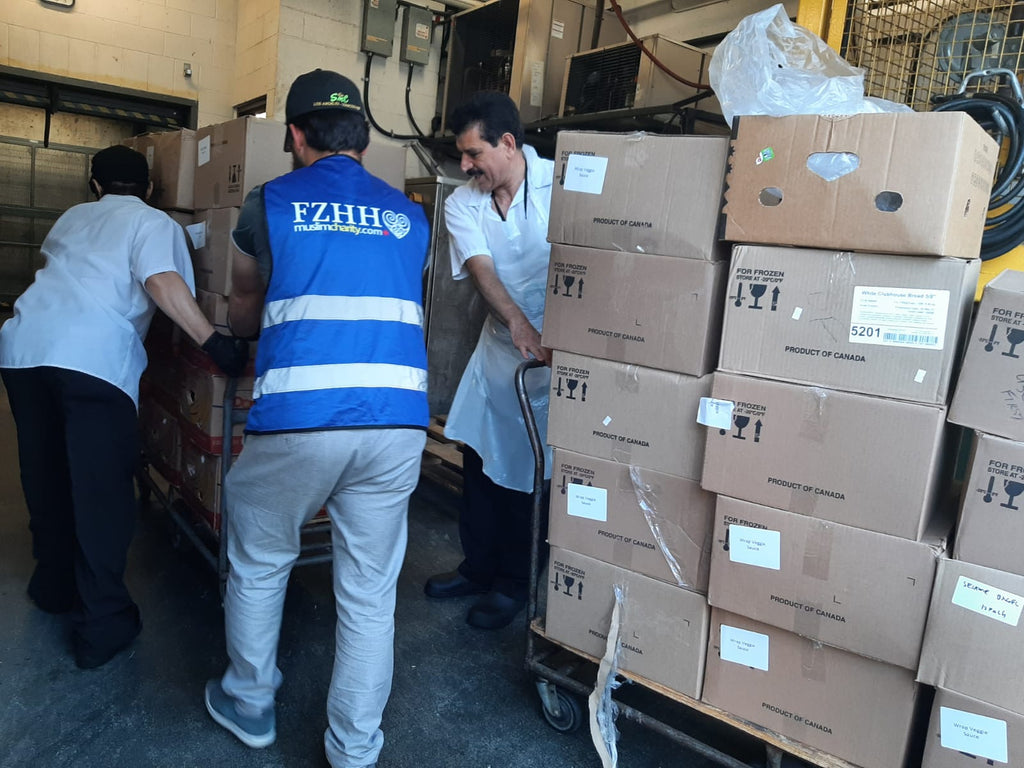 Food Distribution Activity in Vancouver, BC, Canada - May 28, 2026