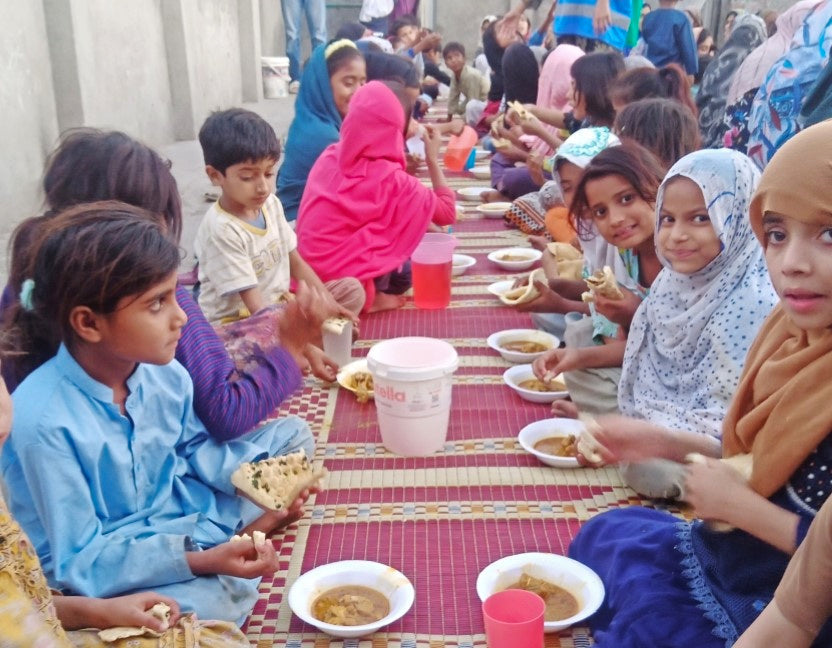 Lahore, Pakistan - Ramadan Day 19 - Participating in Our Month of Ramadan Appeal Program by Serving Blessed Iftar & Hot Meals with Cold Drinks to 150+ Less Privileged Children & Adults